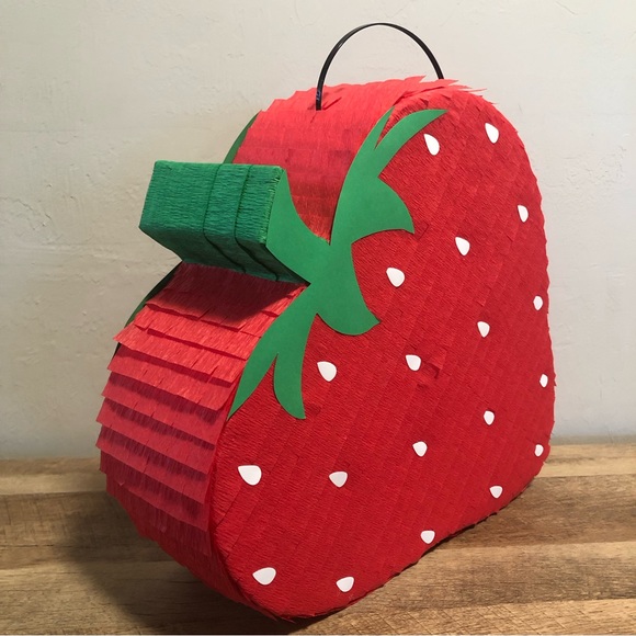 Strawberry Pinata | Berry First Birthday | Sweet One - Picture 2 of 5